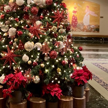 紅葉とクリスマスをホテルで楽しむ