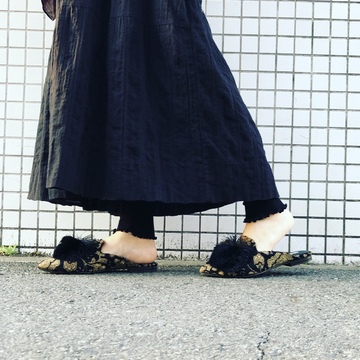 寒がりさんの足元映え〜ユニクロ12分丈レギンス