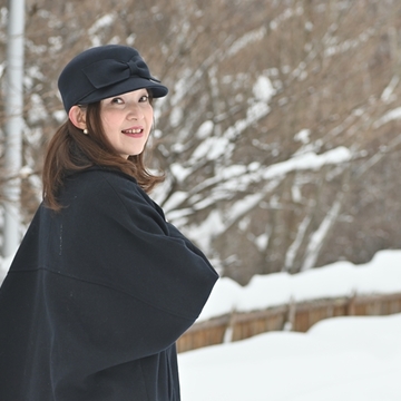 真冬のおしゃれに選んだブーツ＆手袋