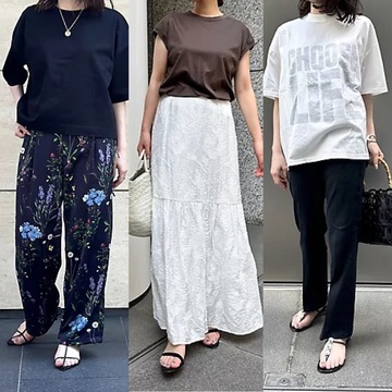 【50代 ファッション】気温28度を乗り切りたい！大人の着映えTシャツ25選