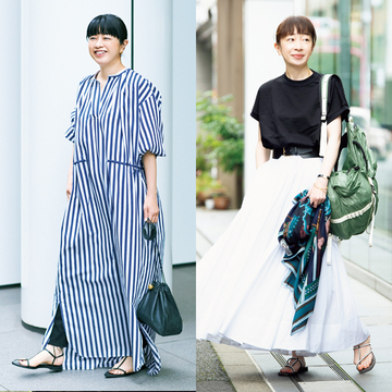 おしゃれスタイリスト発！ロングスカート&ワンピの涼しげ着こなしテク【Jマダムの“涼”感SNAP】