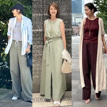 【50代愛用のリネンアイテム5選】まだまだ暑い9月におすすめ！シャツやパンツ、ワンピースまで！風通しよくさらっと着られるアイテムとは？