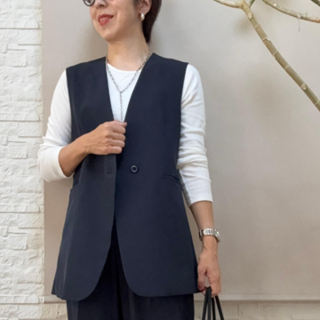 50代プチプラ大人カジュアルきれいめコーデ