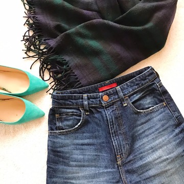 RED CARDのワイドデニム