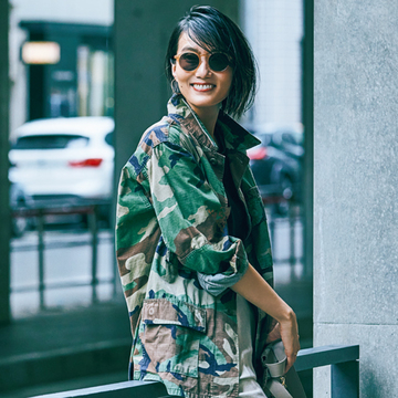 坪田あさみさんは美脚パンツをカジュアルダウンしてこなれ感を演出【おしゃれプロのパンツはきこなし術】