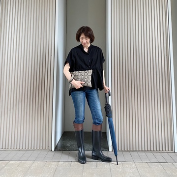 雨の日にはサウナークラッチが大活躍♪