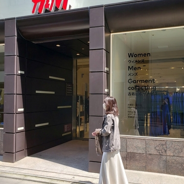 銀座にNEW  OPEN！　話題のH&M並木通り店へ