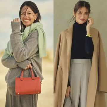 【気温14度の服装】日中の気温が14度の時の最適な服装は？40代50代におすすめの黒ニットや柄やカラーをプラスしたコーディネート6選