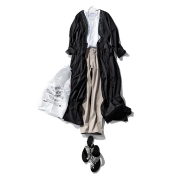 透け感が美しいガウンが買えるのは、エクラだけ！「ne Quittez pas×éclat」コットンボイルガウン