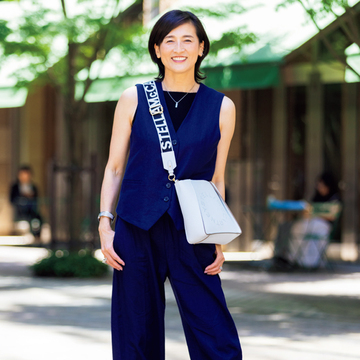 【50代着ていて楽しい服】かっこやさしい、海外セレブ風！ ハンサムパンツコーデで印象コントロール