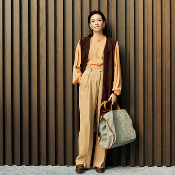 温かさも軽やかさも手に入る！冬と春で違いを楽しむ「ブラウンジレ」コーデ