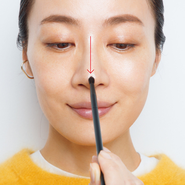 【骨格掘り起こしメイク】「鼻すじしゅっと」テクでスッと通った鼻すじを