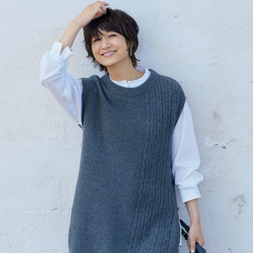 【進化する「ハナエモリ」の新スタイル】しなやかに、軽やかに着こなす洗練グレーと旬ベージュ