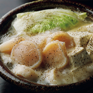 隠し味の薬味と黒こしょうが引き立つ！ “帆立としょうがの塩鍋”【絶品鍋レシピ28days】