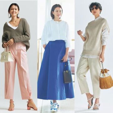 50代春のおしゃれは『白』を選んで！女らしさも上品さも際立つ