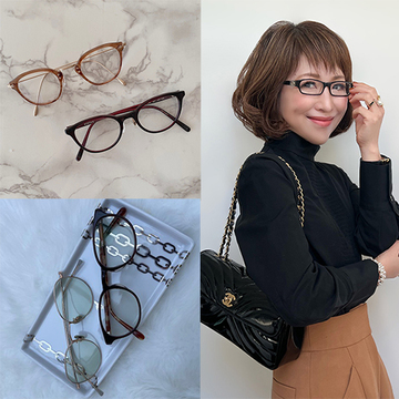 【50代に似合うメガネ】2本持ちは当たり前！？アラフィー読者モデルが愛用するおしゃれなメガネを拝見！