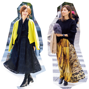 【エクラ華組スカートコーデ4選】気分が上がる華コーデ。きれい色の着こなしの参考に！