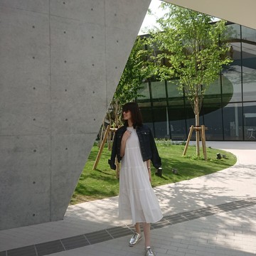 UNIQLOのワンピースを着回し