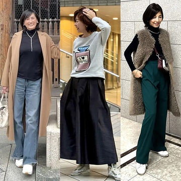 冬のカジュアルスタイルを楽しむ！50代のおでかけにぴったりの「スニーカーコーデ」3選