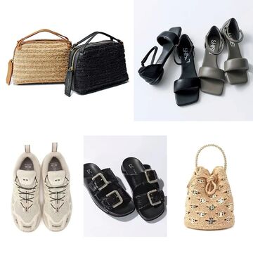 50代のワンピーススタイルに、この靴とバッグがちょうどいい！