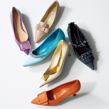 【50代に似合う秋靴】アクセントカラーのポインテッドトゥ6選