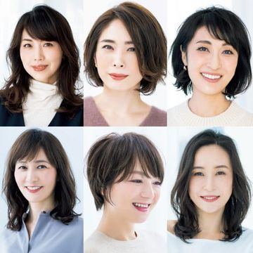 50代髪の長さ別「春の人気ヘアスタイル」【50代髪型人気ランキングTOP10】