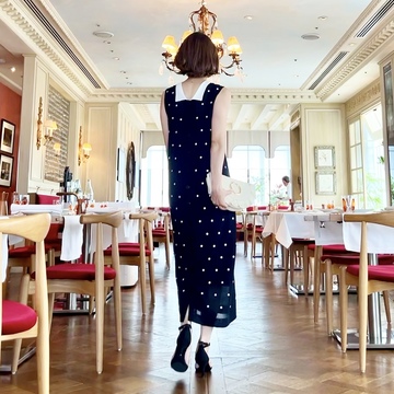 一目惚れドットワンピでフレンチ♩
