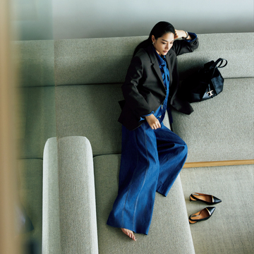 【働く50代に似合う信頼ジャケット】世代も時代も超えて愛される「エブール」の千鳥格子柄のジャケット