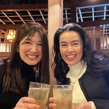 ネイビージャケットで思い出の場所へ♡