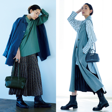 【黒ショートブーツの最旬コーデ5選】2021年秋冬の足元はスニーカーからゴツめブーツにチェンジ！