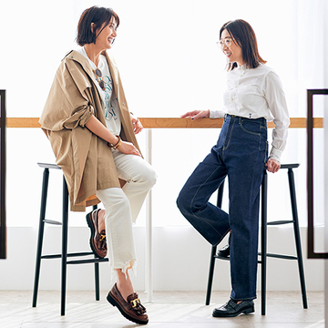 アラフィーに似合うデニムとは？小川ゆう子さん×坪田あさみさんのデニム対談 