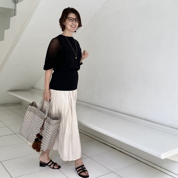 おしゃれメガネでコーデにアクセントを