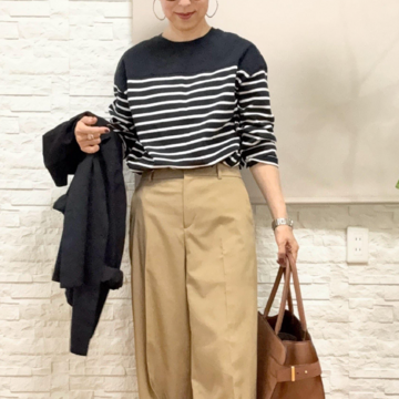 GUボーダー×ユニクロ感動パンツ＊毎日お弁当