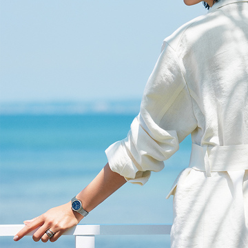 【ジャガー・ルクルトの夏時計】上質なブルーの文字盤が夏のお出かけを彩る