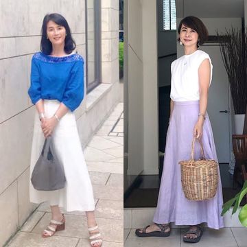 アラフィー読者ブロガーの涼やかに華やぐ『夏の大人スカート』特集