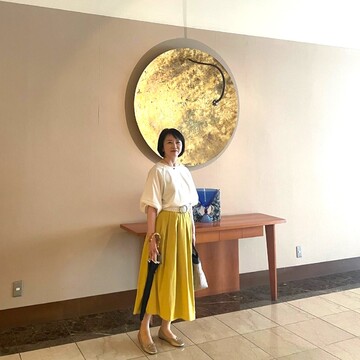 家族が揃うと訪れる、お気に入りのホテルランチ。ホテル最上階からの眺めが最高です♡