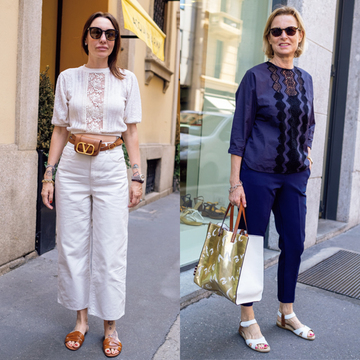 【ミラノSNAP】レーシーなディテールのエレガントアイテムはこう着こなす！