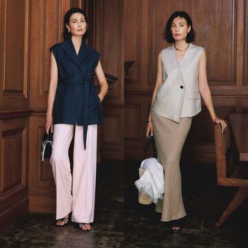 【50代 初夏のベストコーデ5選】「素肌にベスト」がデイリー服の最旬！気負わずさらりと取り入れて