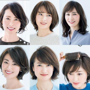 前髪をイメチェンして気分も一新！【50代髪型人気ランキングTOP10】