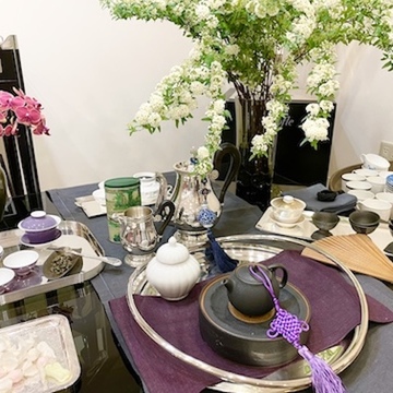 クリストフルで春のティーパーティー