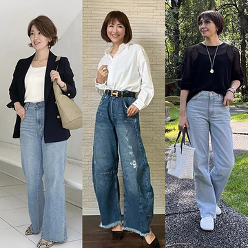 何を着るか迷う端境期に！万能な「デニムパンツ」を使ったコーデ3選