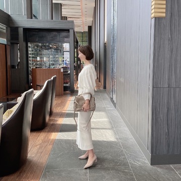 ハンサムロングスカート　〜ホワイト〜