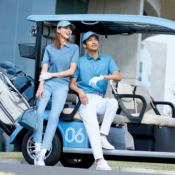 【2025年春夏ゴルフコーデ】知的なムード＆さわやかな「ZERO HALLIBURTON」のゴルフウェア