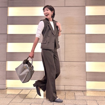 【ZARA】トレンドカラーのセットアップでベトナムフレンチディナーへ