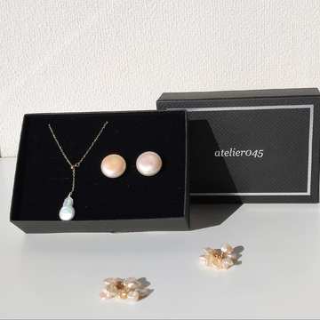 大人に似合うの淡水パールピアスを見つけました！