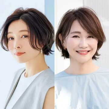 絶妙なバランスで50代をおしゃれを見せる！大人の今どきショートボブ7選