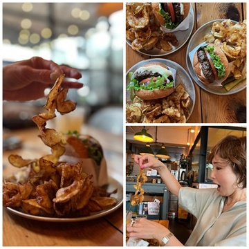 お目当てのリボンフライを食べに♪