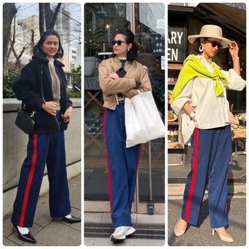 メンズアイテムでこなれ感