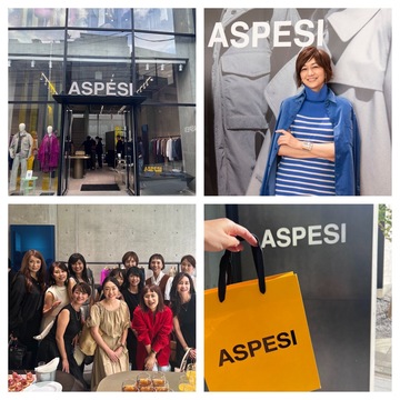 「eclat×ASPESI」のストアイベントに行ってまいりました★