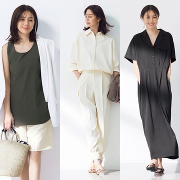 大切にしたいのは「快適さ」と「大人の洗練」。井川 遥さん、3つの夏スタイルまとめ
